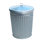 Heavy Duty Galvanized Steel Open Kitchen Trash Can - 24 Gallons