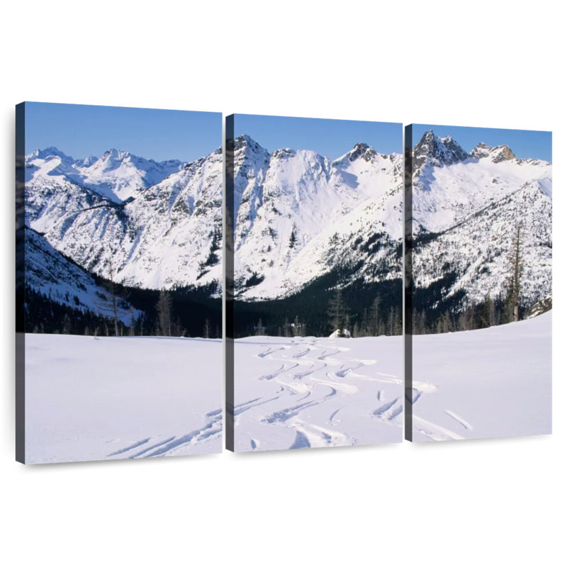 Alvord North Cascades Snowy Mountain, H 48 po x l 74 po