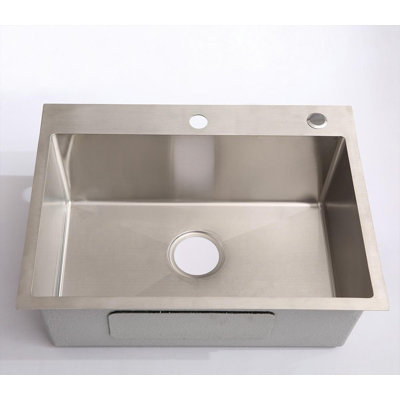 Upgraded 24-inch Stainless Steel Washing Sink - Faucet Hoses and Drain Head Included, Noise Reduction Design