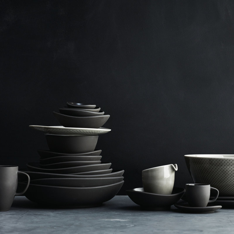 Junto Creamer Bowl, Pearl Gray