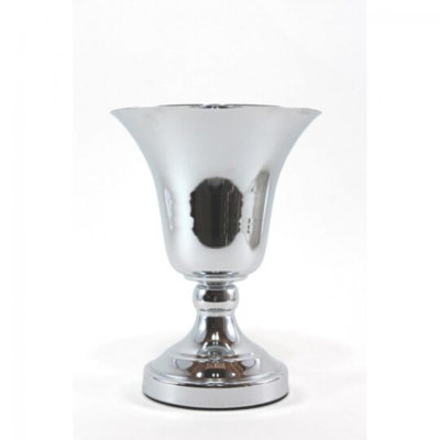 Vase en métal argenté