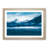 Snow Covered Mountains in Abstract - Picture Frame Graphic Art Print-55725748-55725749