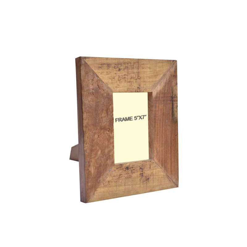 Cadre photo simple Undercliff, 5 po x 7 po, Brun