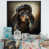 Black Floater Framed Canvas