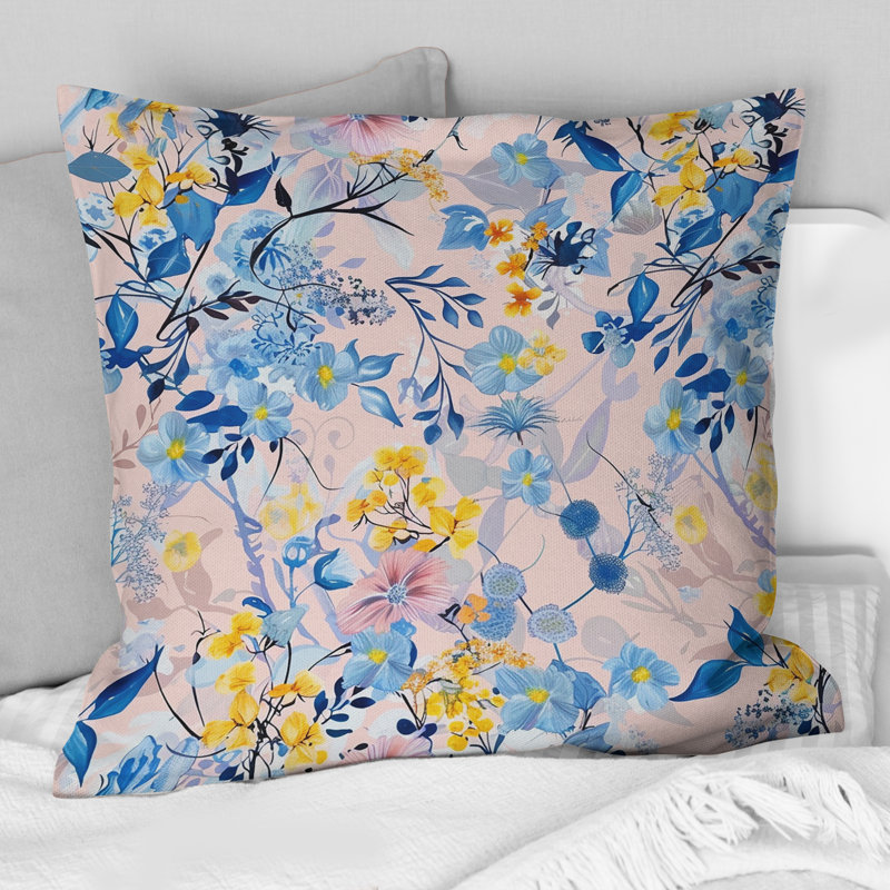 Coussin Boho, Carrée, H 16 po x l 16 po