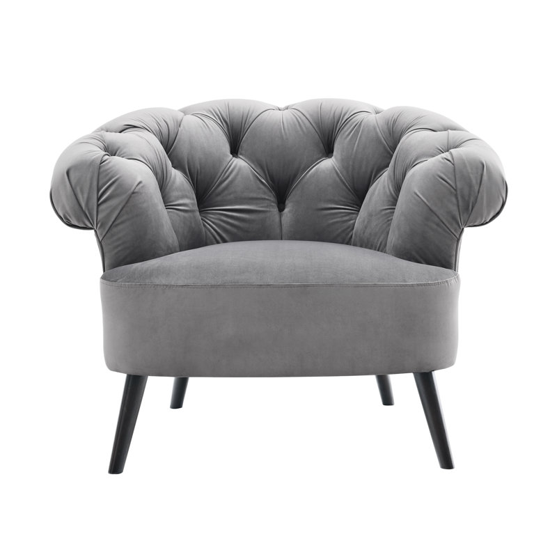 Upholstered Armchair, Feather Grey