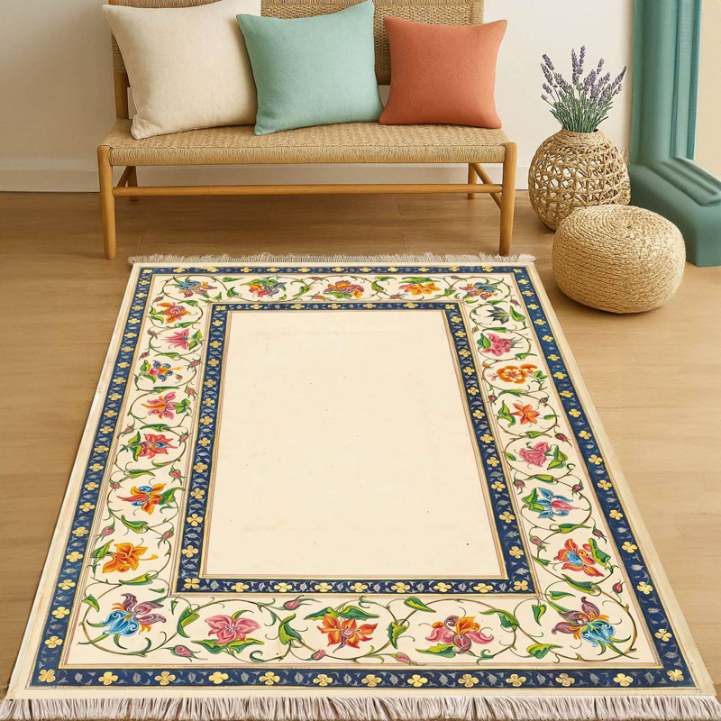 Persian Garden Border Area Rug