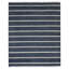 Tapis Kilim en laine écologique tissée à plat à la main Reyes - 122 x 183 cm, rectangulaire, couleur crème anthracite, design moderne et contemporain, tapis à poils courts faits main pour salon et chambre.-27436234