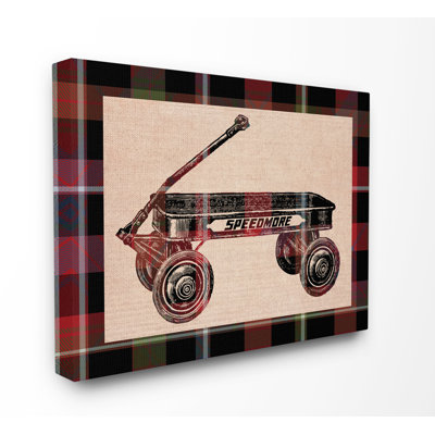 Reproduction d’art graphique écossais Radio Flyer