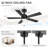 42" Large Ceiling Fan With Light,Remote Control And Quiet DC Motor-1922425392-1922425407