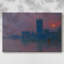 Claude Monet, "Maisons du Parlement, coucher de soleil" - Art mural sur toile tendue de qualité musée-1164518018