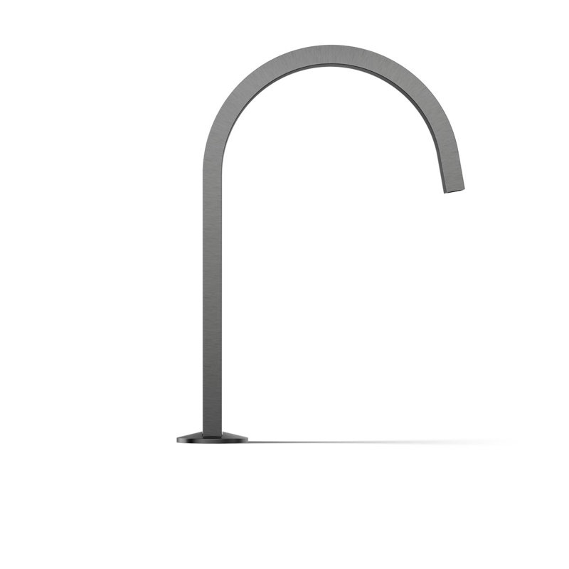 Components Deck-Mount Bath Spout With Ribbon Design