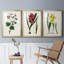 Reproduction encadrée antique de qualité florale antique - prête à être accrochée-69982885-69982886