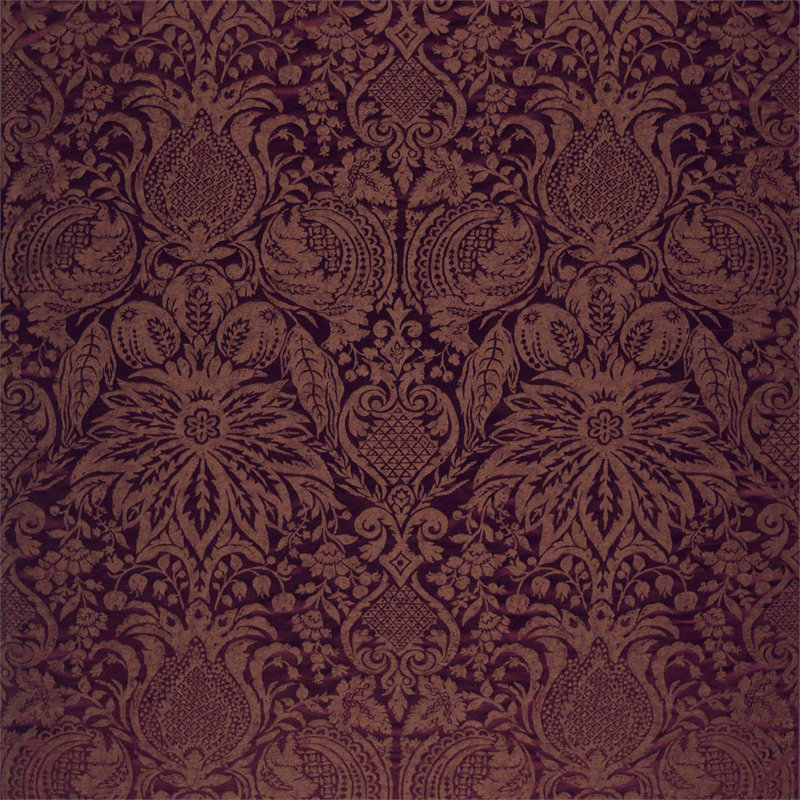 Mitford Weave Fabric, Rubient