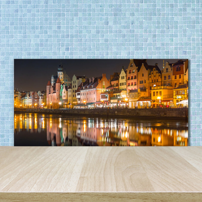 Allaynah Orange - Gdansk Poland - No Frame Print on Glass