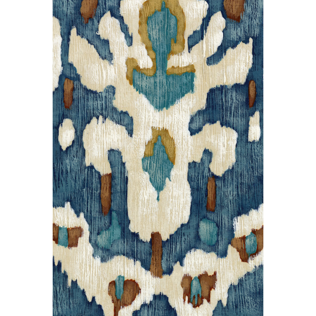 Leinwandbild Ocean Ikat IV von Chariklia Zarris