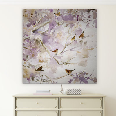 « lavande spring i », reproduction de peinture à l’huile sur toile tendue