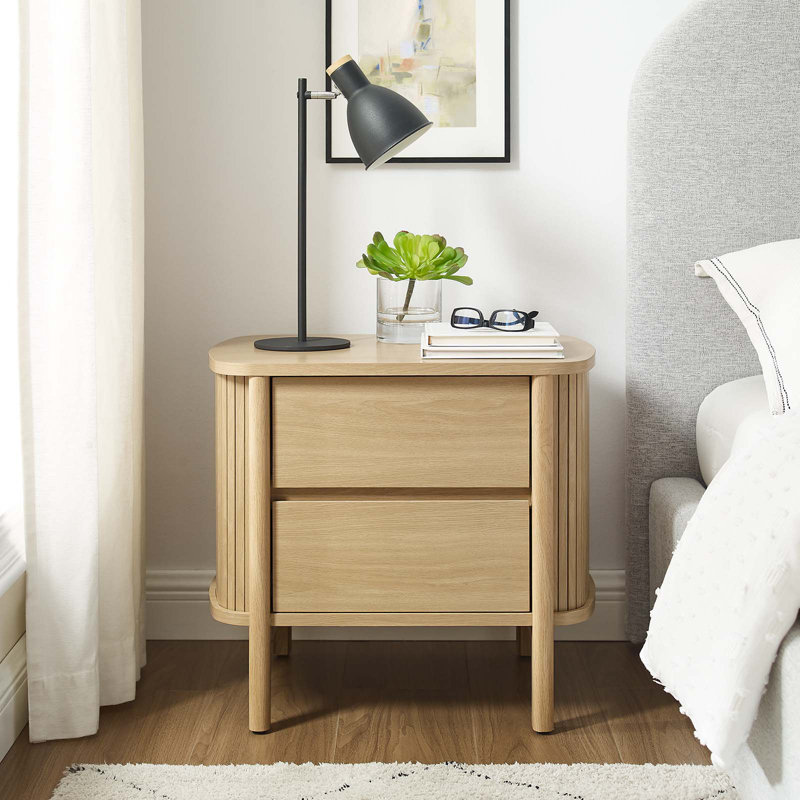 Table de chevet Modway Cadence, Chêne