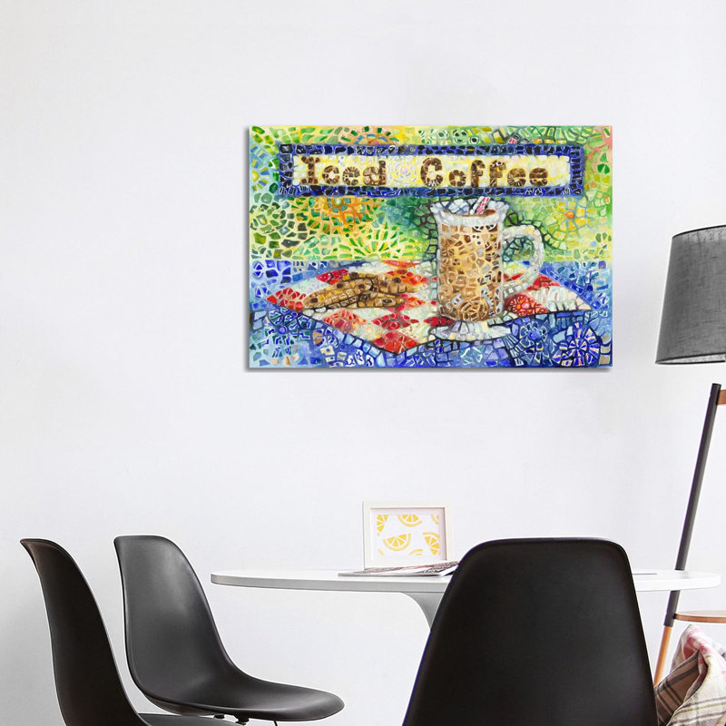 Iced Coffee by Charlsie Kelly - Wrapped Canvas Painting, 101.6 cm H x 66.04 cm W x 1.91 cm D