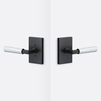 Levanto Privacy Rosette, Knurled Grip