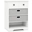 Commode 4 tiroirs avec tiroirs et tablettes ouvertes-1651800473