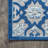Vidar Tile Trellis High-Low Light Gray/Blue Indoor/Outdoor Rug-1145558824