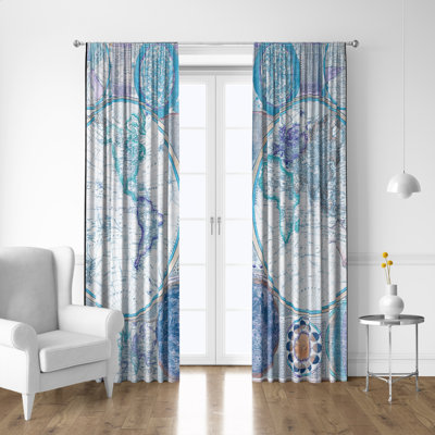 Semi Sheer Curtain Pair