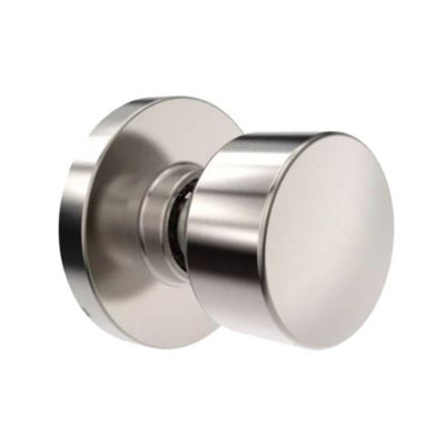 Delaney Brookhaven Dummy (Inactive) Door Knob w/ round trim Satin NIckel