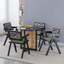 2 chaises de salle à manger en bois massif