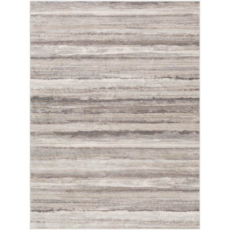 Striped Area Rug, Rectangle 160cm x 215cm
