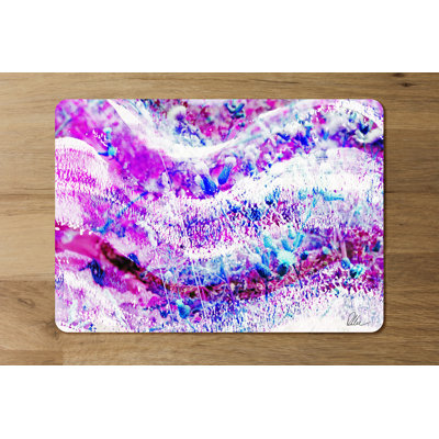 Gizmo Polyester-Coated Hardboard Abstract Rectangle Placemat