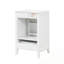 Meuble-lavabo de salle de bain avec lavabo, porte à fermeture douce, support de rangement et tiroir-1595406497