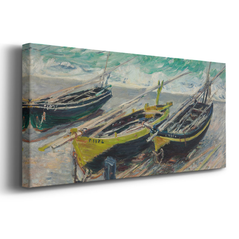 Série nautique-CDLX- Toile tendue avec châssis - Prêt à accrocher, H 12 po x l 30 po