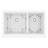 Karran Quartz 34'' X 21-1/4'' 60/40 Double Bowl Farmhouse/Apron Front Kitchen Sink Kit-49947593