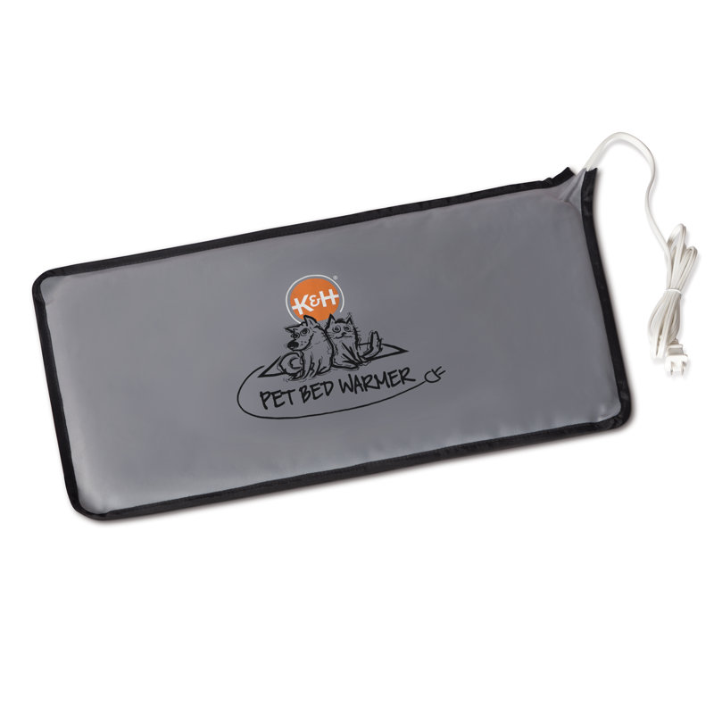 Large Gray Thermostatic Pet Bed Warmer Pad