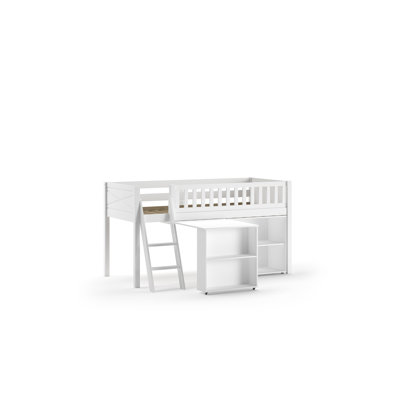Scott EU Single - 90 x 200 cm Loft Bed Piece Bedroom Set