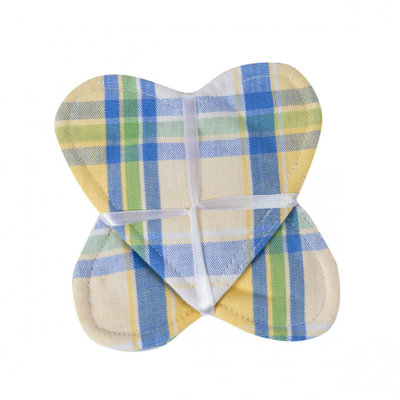 Cotton 4 Piece Coaster Set