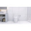 Toilette allongée une pièce - blanc