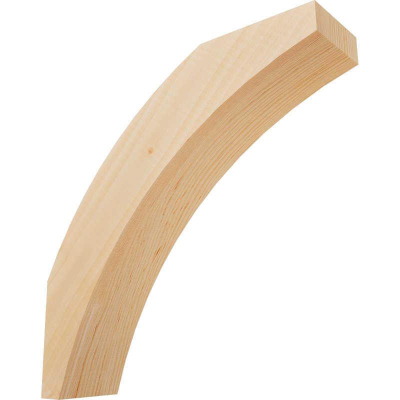 Attelle de genou lisse Thorton, l 3 1/2 po x P 14 po x H 14 po, sapin Douglas, Sapin Douglas de 3 1/2 po (lisse)