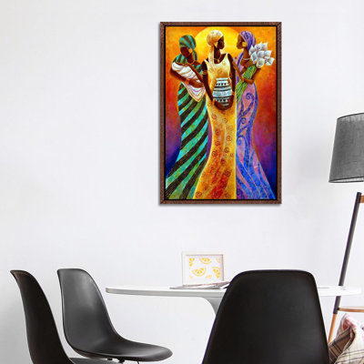 Sisters Of The Sun by Keith Mallett - Print on Canvas