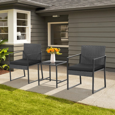 Marylea 2 - Person Patio Conversation Set with Cushions