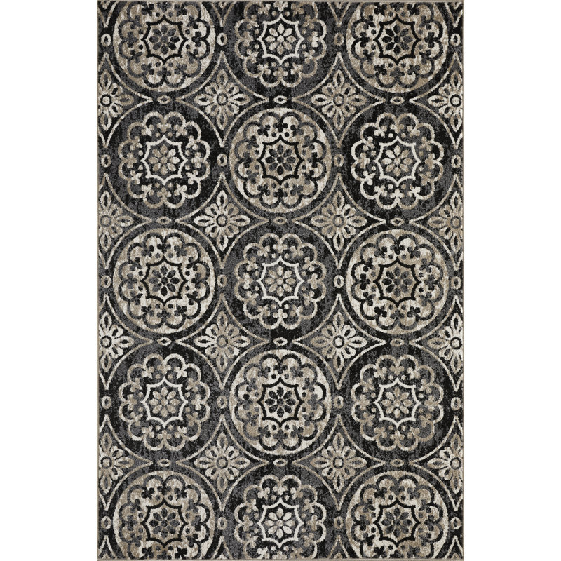 Darbyville Performance Geometric Indoor Rug, Rectangle 3'3" x 5'3"