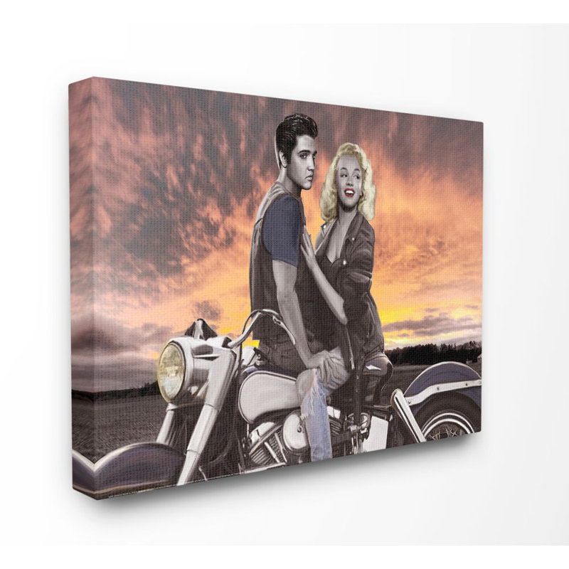 « coucher de soleil », reproduction d’art sur toile classique hollywood, H 24 po x l 30 po, Toile tendue