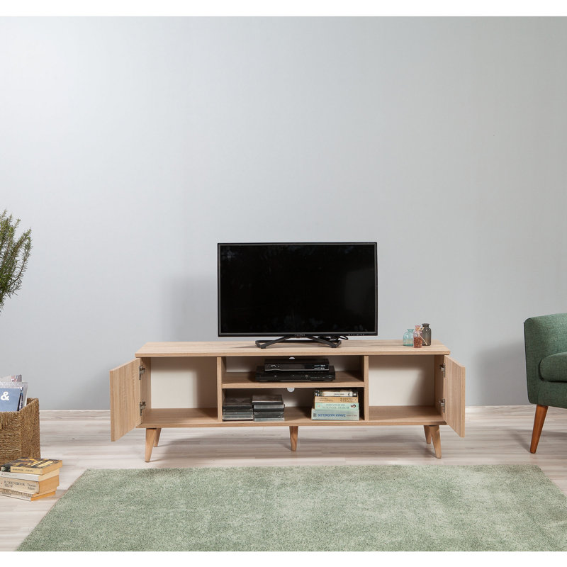 Abarca Unfinished TV Stand for TVs up to 55"