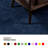 Modern Plush Pet and Kids Friendly Solid Color Navy Area Rugs, Stain & Fade Resistance, Perfect for Living Room, Dining Room, Bedroom, Playroom and Kidsroom, Event, Wedding, Amberli Binded Rug-640554962