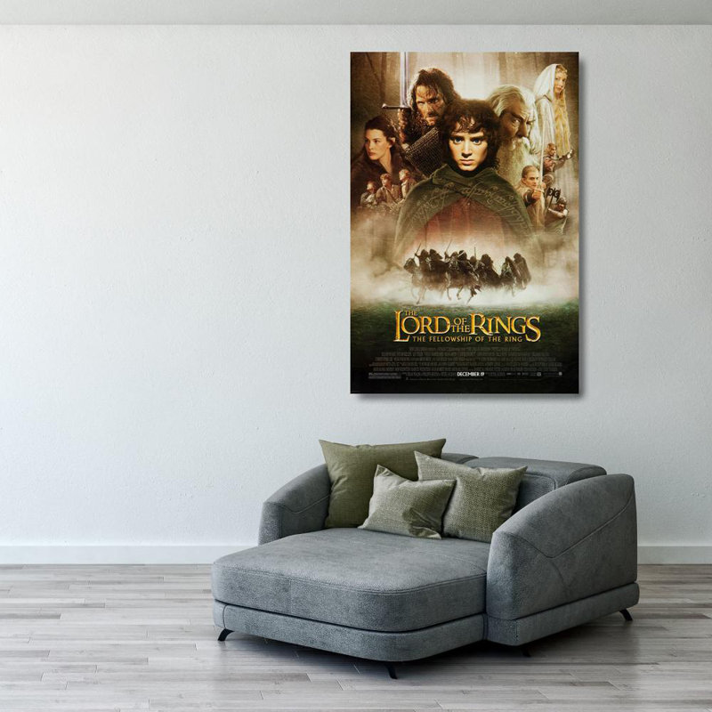 Lord of the Rings Fellowship, H 40 po x l 27 po