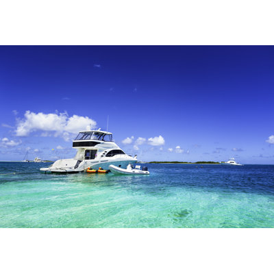 Luxury Yacht - Wrapped Canvas Print