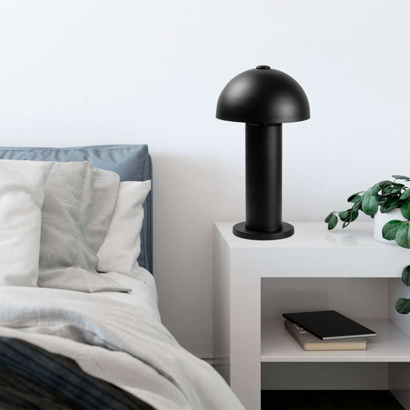 Lampe de table en métal Genieve, Noir