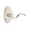 Wave/Drop Privacy (Bed & Bath) Door Lever with Arch Rosette
