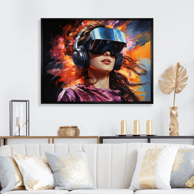 "Jeu vidéo, aventure numérique II", reproduction d'art sur toile
